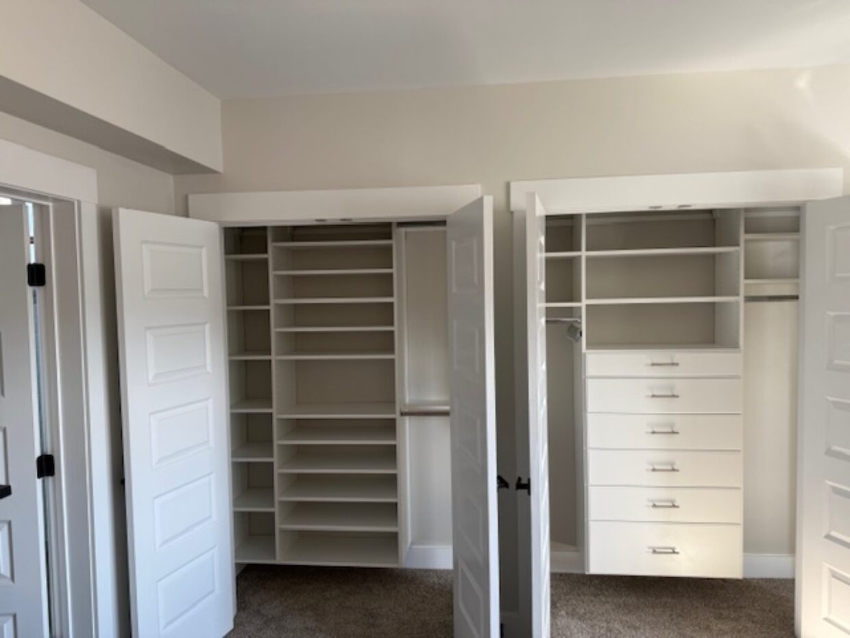 Triple Open Reach-In Closet